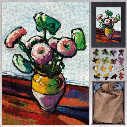 Zinnias Puzzle - PuzzlesPrint