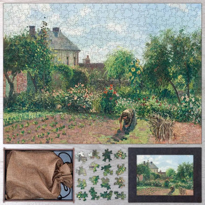 The Artist's Garden at Eragny Puzzle - PuzzlesPrint