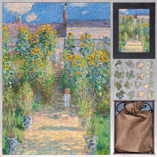 The Artist's Garden at Vétheuil Puzzle - PuzzlesPrint