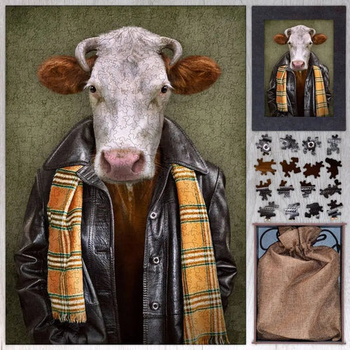 Cow Puzzle - PuzzlesPrint