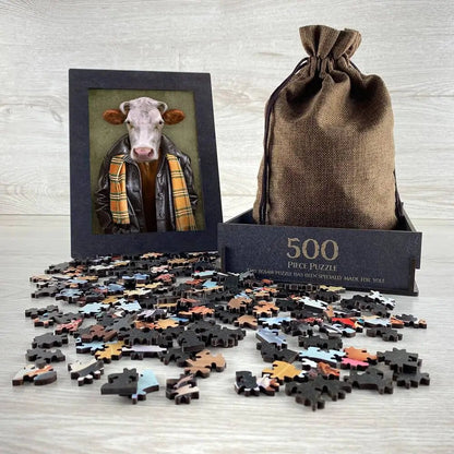 Cow Puzzle - PuzzlesPrint