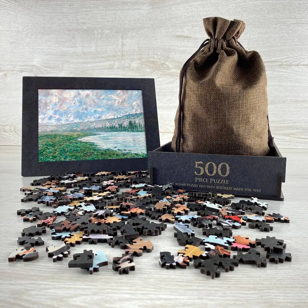 The Seine at Vétheuil Puzzle - PuzzlesPrint