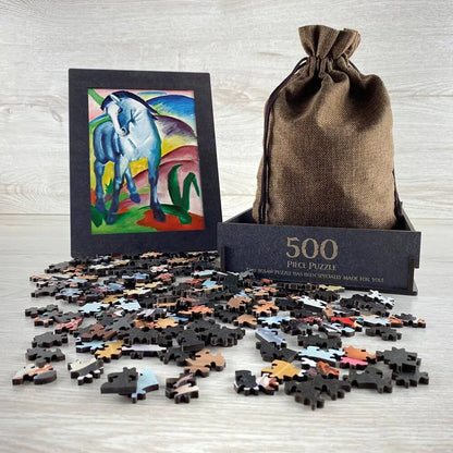 Blue Horse I Puzzle - PuzzlesPrint