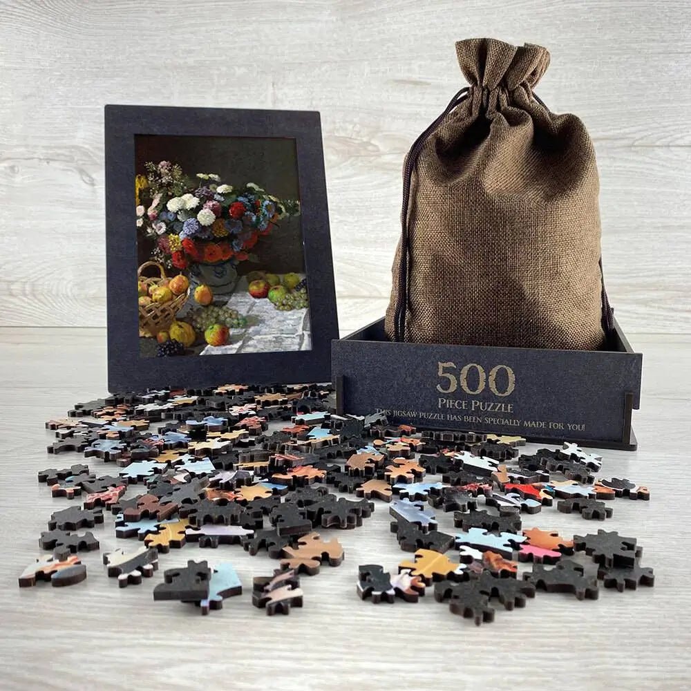 Still Life with Flowers and Fruit Puzzle - PuzzlesPrint