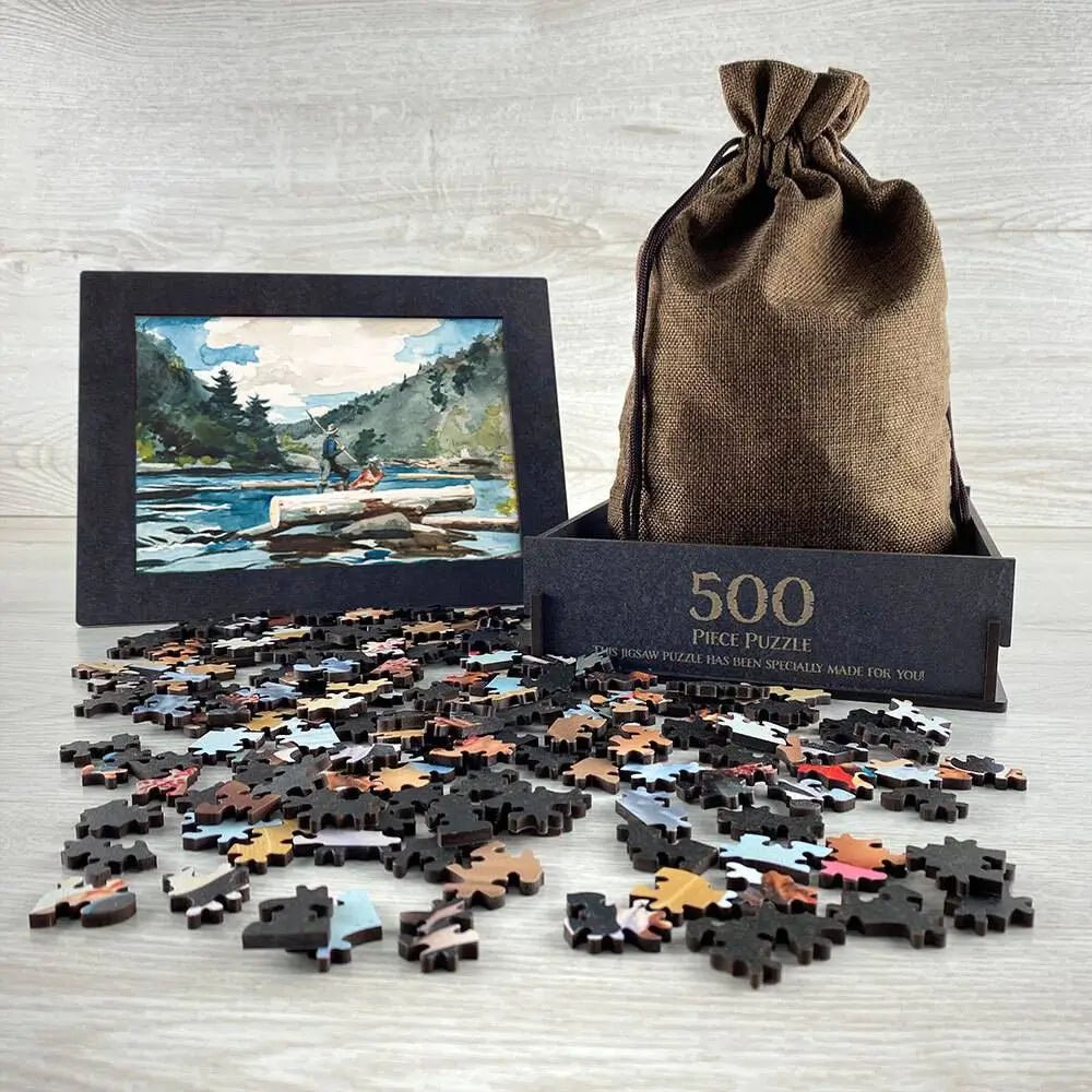 Hudson River, Logging Puzzle - PuzzlesPrint