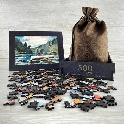 Hudson River, Logging Puzzle - PuzzlesPrint