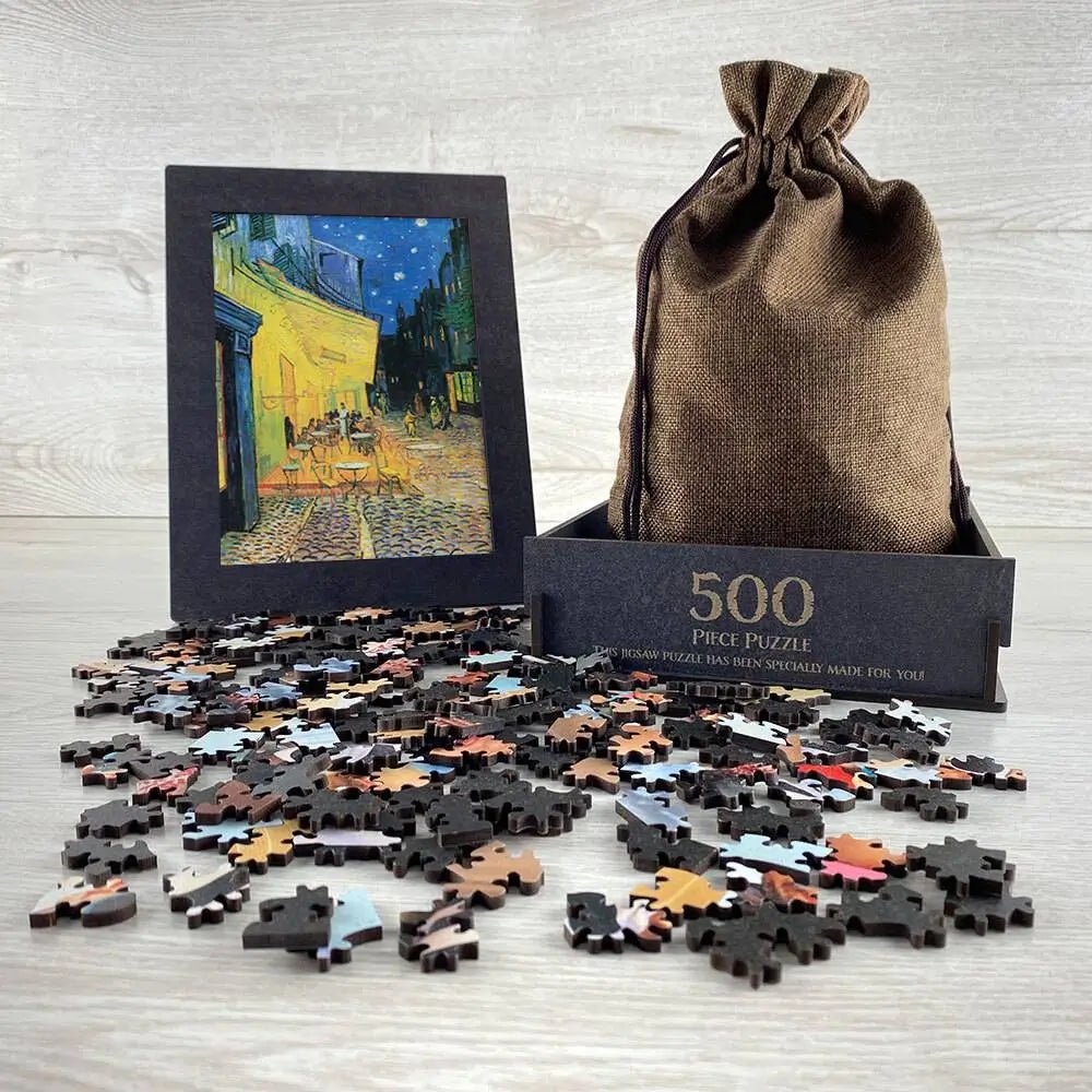 Café Terrace at Night Puzzle - PuzzlesPrint