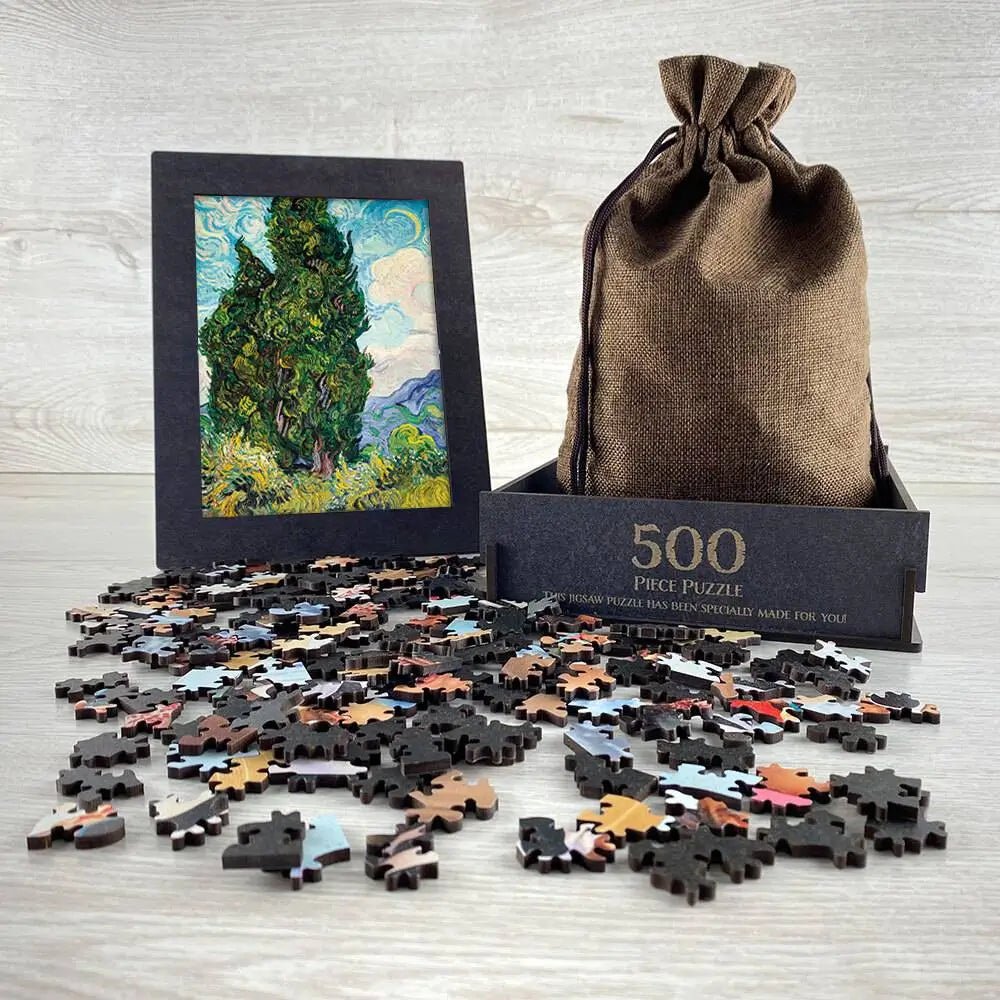 Cypresses Puzzle - PuzzlesPrint