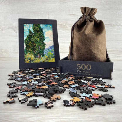 Cypresses Puzzle - PuzzlesPrint