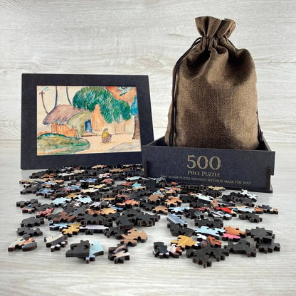 Tahitian Hut Puzzle - PuzzlesPrint