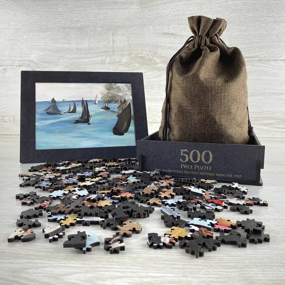 Steamboat Leaving Boulogne Puzzle - PuzzlesPrint