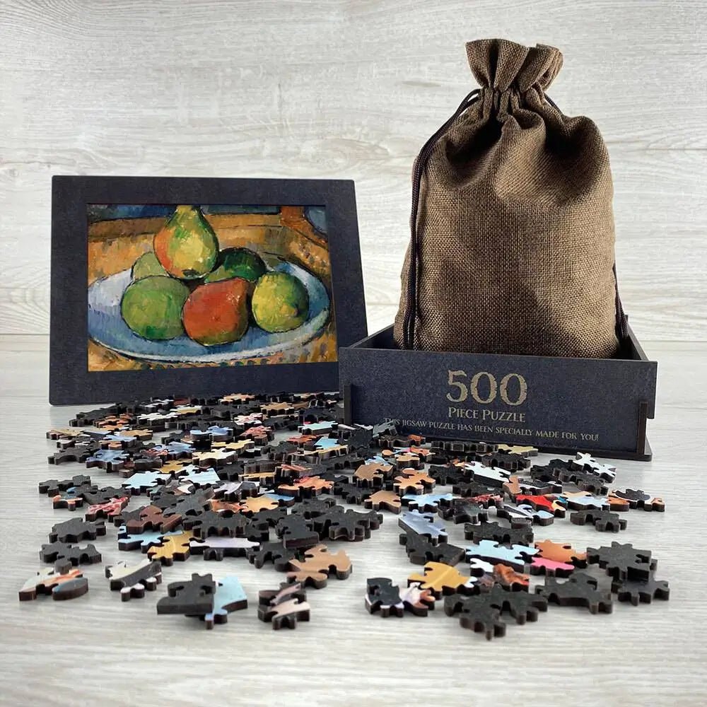 Plate of Fruit on a Chair Puzzle - PuzzlesPrint