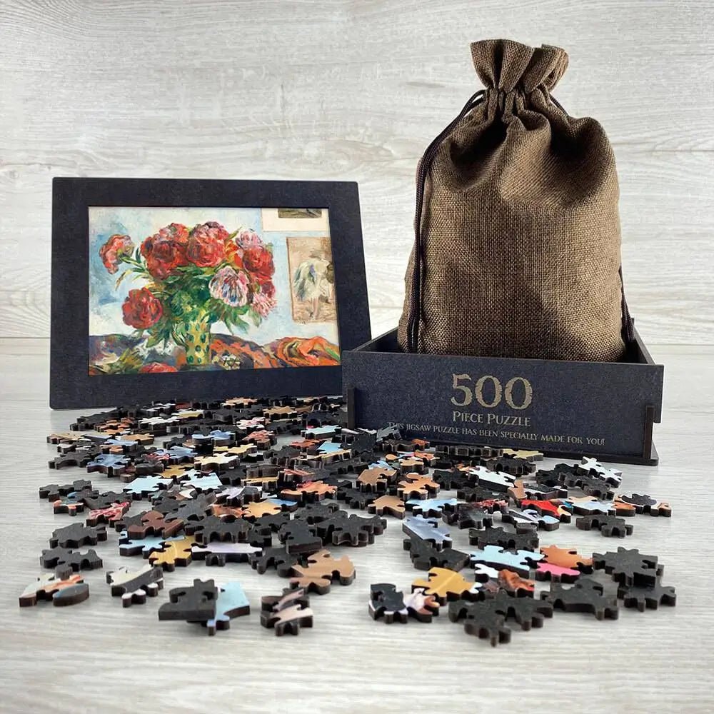 Still Life with Peonies Puzzle - PuzzlesPrint
