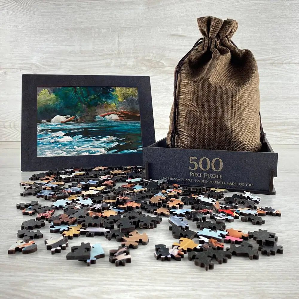 The Rapids, Hudson River, Adirondacks Puzzle - PuzzlesPrint
