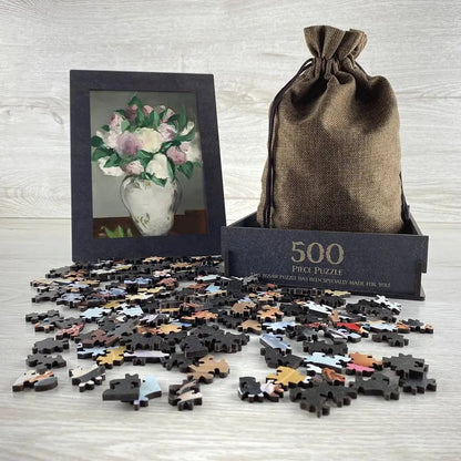 Peonies Puzzle - PuzzlesPrint