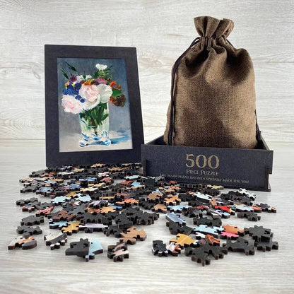 Flowers in a Crystal Vase Puzzle - PuzzlesPrint