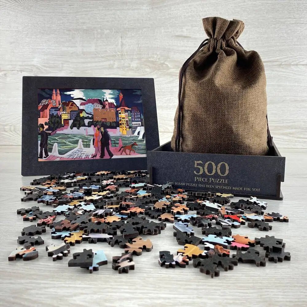 View of Basel and the Rhine Puzzle - PuzzlesPrint