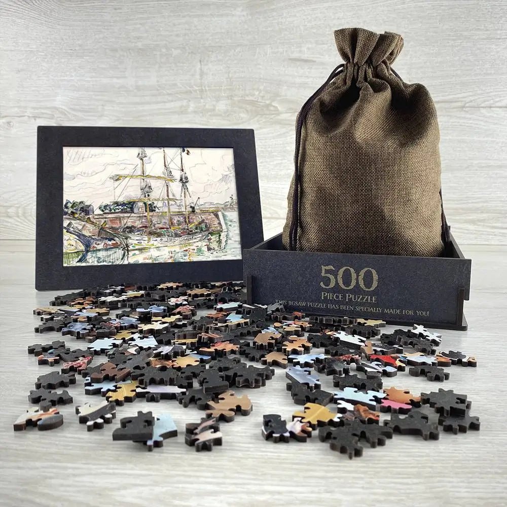 Docks at Saint Malo Puzzle - PuzzlesPrint