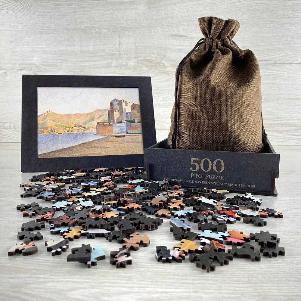 The Town Beach, Collioure, Opus 165 Puzzle - PuzzlesPrint