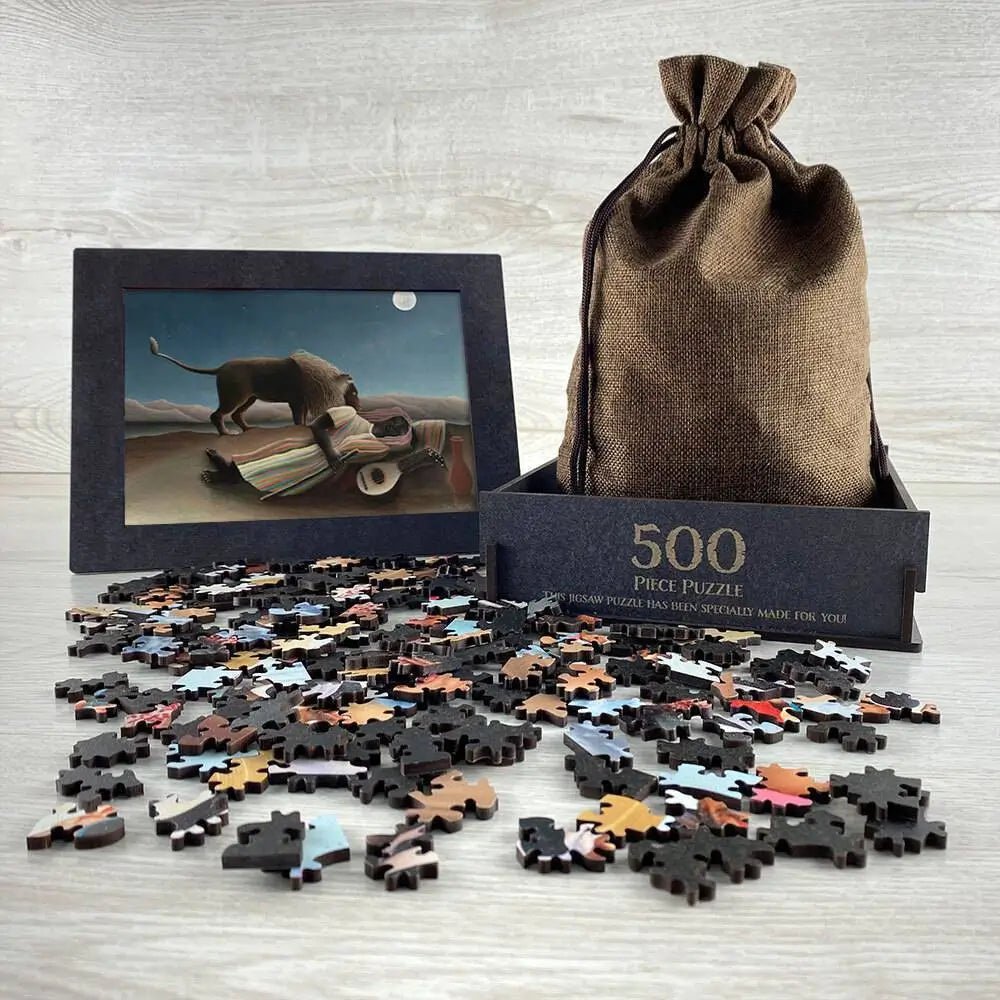 The Sleeping Gypsy Puzzle - PuzzlesPrint