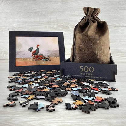 The Cock Fight Puzzle - PuzzlesPrint