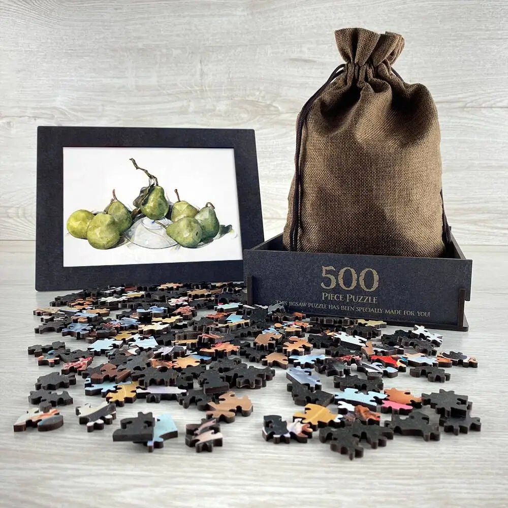 Green Pears Puzzle - PuzzlesPrint