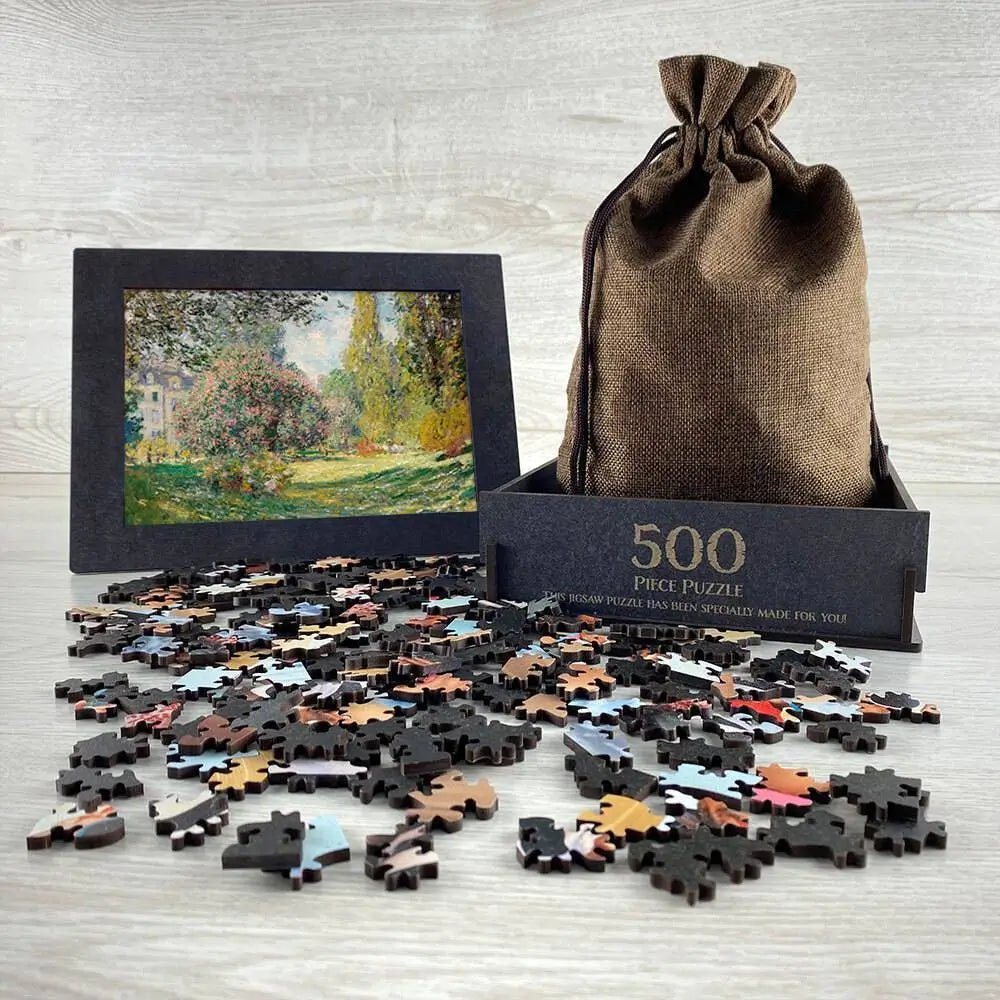Landscape - The Parc Monceau Puzzle - PuzzlesPrint
