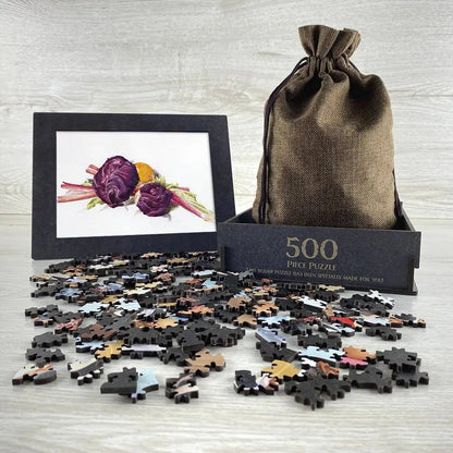 Red Cabbages, Rhubarb and Orange Puzzle - PuzzlesPrint