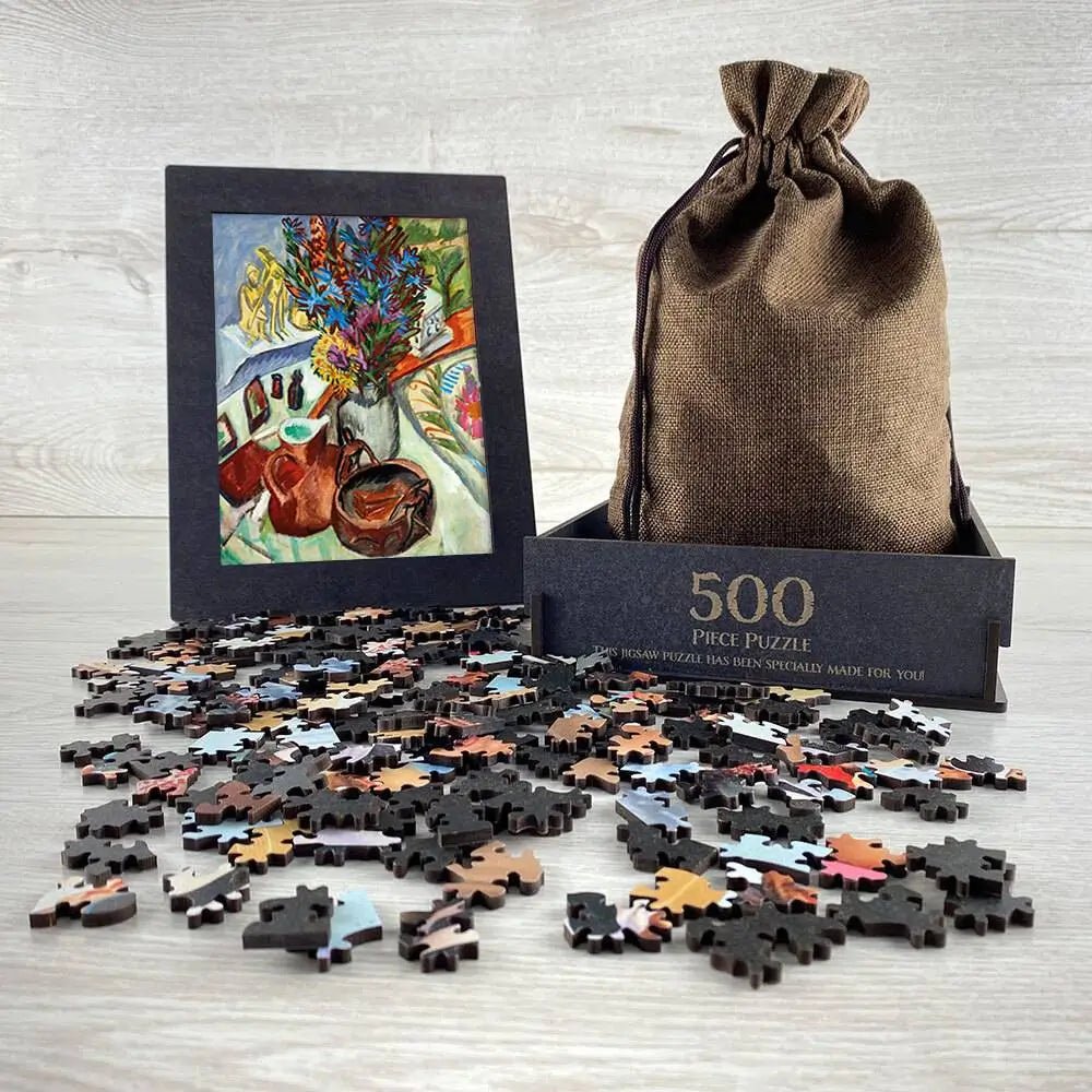 Still Life with Jug and African Bowl Puzzle - PuzzlesPrint