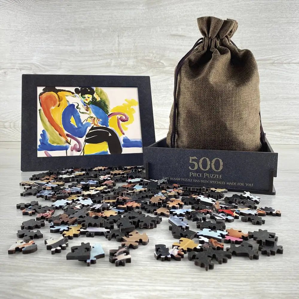 Woman on Chair Puzzle - PuzzlesPrint