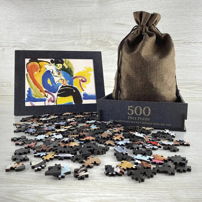 Woman on Chair Puzzle - PuzzlesPrint