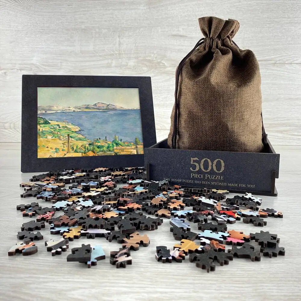 The Gulf of Marseilles Seen from L'Estaque Puzzle - PuzzlesPrint