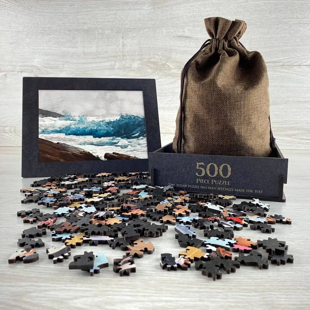 Prout’s Neck, Breakers Puzzle - PuzzlesPrint