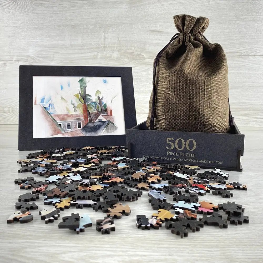 Rooftops and Trees Puzzle - PuzzlesPrint