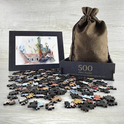 Rooftops and Trees Puzzle - PuzzlesPrint