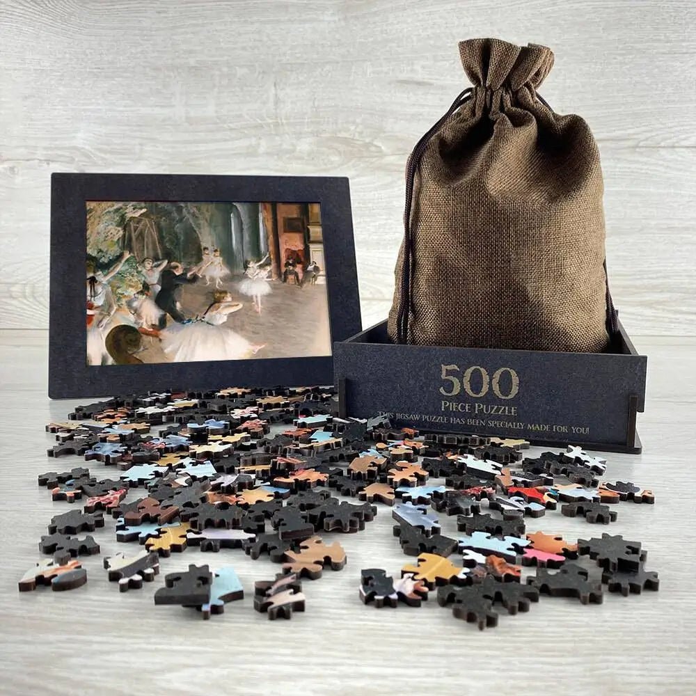 The Rehearsal of the Ballet on Stage Puzzle - PuzzlesPrint