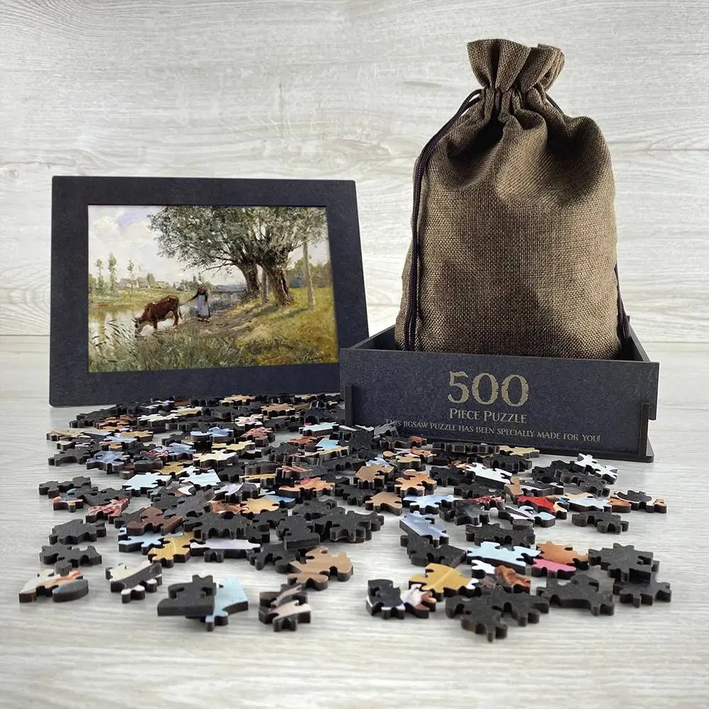 Countryside near Grez - sur - Loing Puzzle - PuzzlesPrint