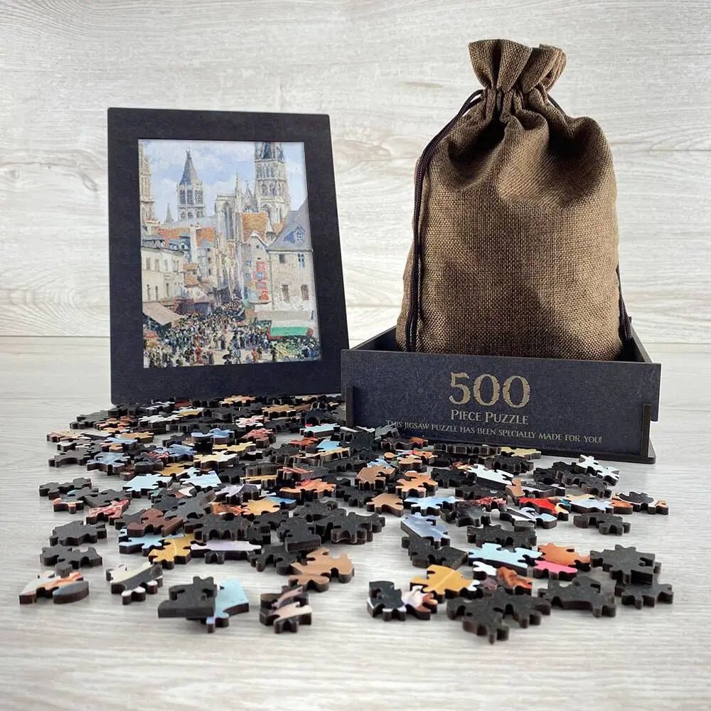 Rue de l'Épicerie, Rouen (Effect of Sunlight) Puzzle - PuzzlesPrint