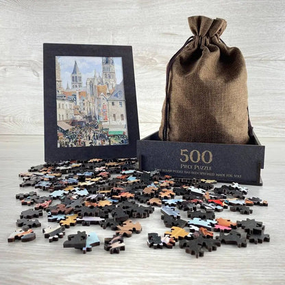 Rue de l'Épicerie, Rouen (Effect of Sunlight) Puzzle - PuzzlesPrint