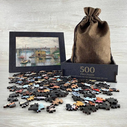 Bridge at Argenteuil on a Gray Day Puzzle - PuzzlesPrint