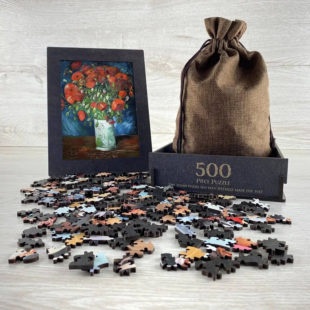 Vase with Poppies Puzzle - PuzzlesPrint