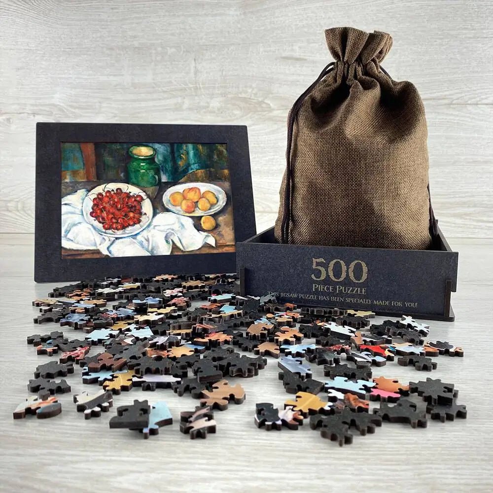 Still Life With Cherries And Peaches Puzzle - PuzzlesPrint