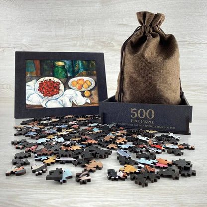 Still Life With Cherries And Peaches Puzzle - PuzzlesPrint