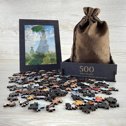 Woman with a Parasol Puzzle - PuzzlesPrint