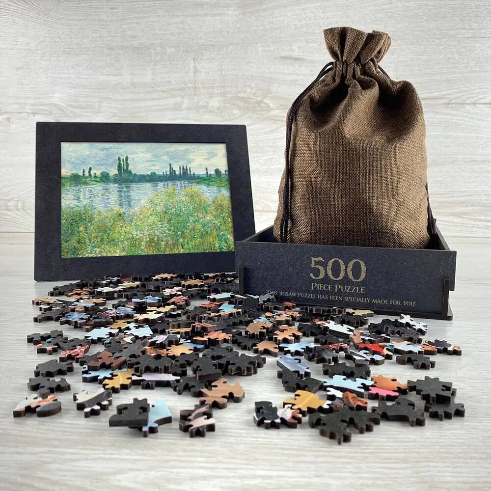 Banks of the Seine, Vétheuil Puzzle - PuzzlesPrint