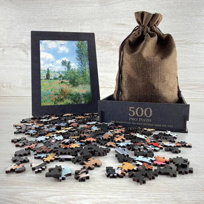 View of Vétheuil Puzzle - PuzzlesPrint