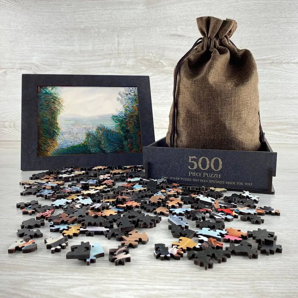 The Auvers Valley on the Oise River Puzzle - PuzzlesPrint