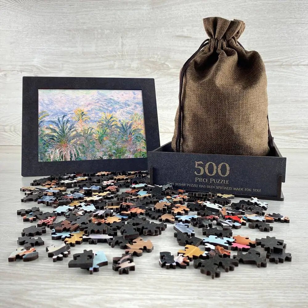 Palm Trees at Bordighera Puzzle - PuzzlesPrint