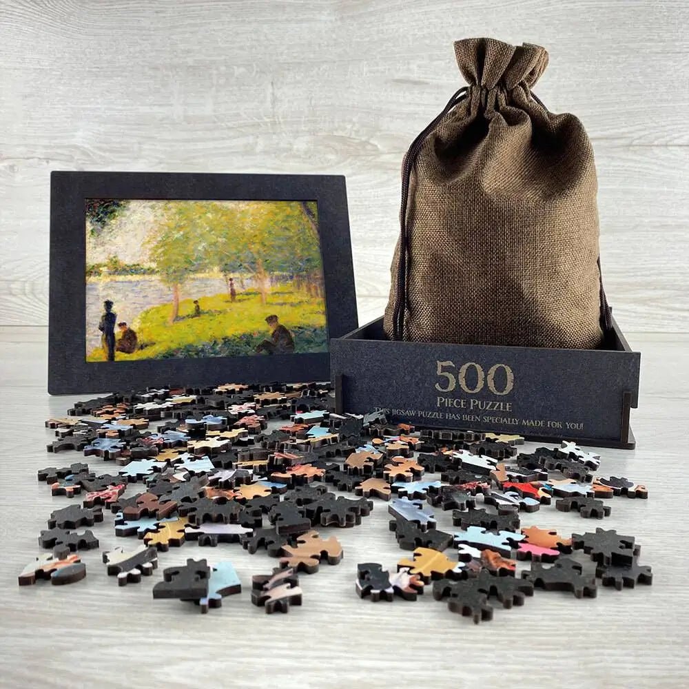 Study for A Sunday on La Grande Jatte Puzzle - PuzzlesPrint