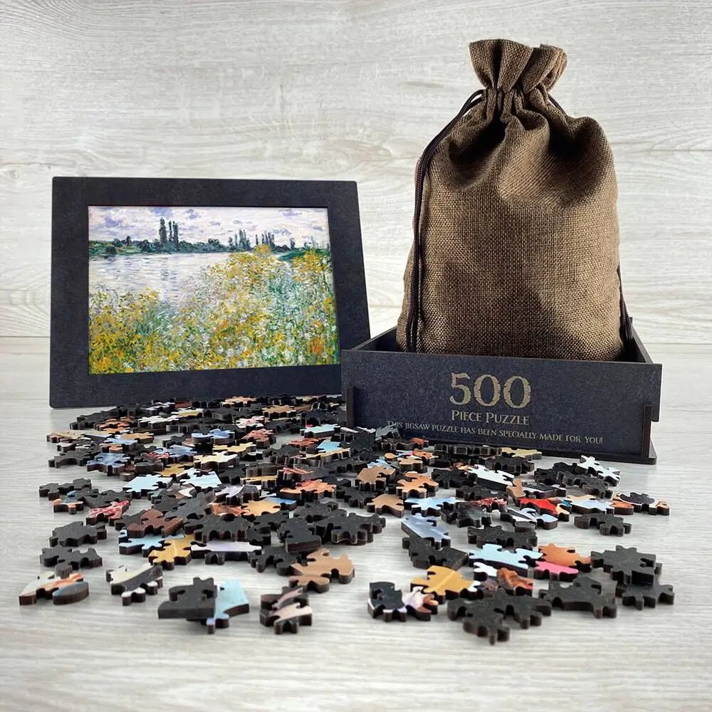 Île aux Fleurs near Vétheuil Puzzle - PuzzlesPrint